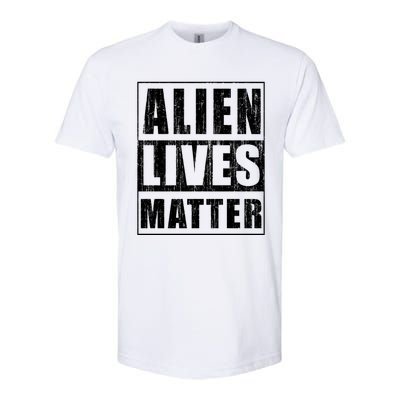 Alien Lives Matter Extraterrestrial Believer Gift Softstyle CVC T-Shirt