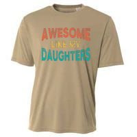 Awesome Like My Daughters Fathers Day Dad And Daughter Cooling Performance Crew T-Shirt