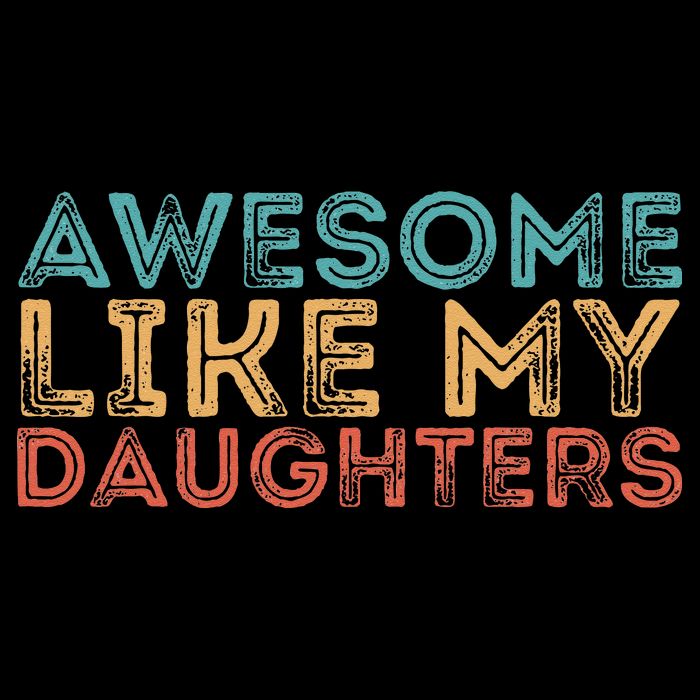 Awesome Like My Daughters Cropped Pullover Crew