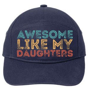 Awesome Like My Daughters 7-Panel Snapback Hat