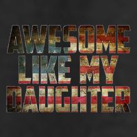 Awesome Like My Daughter 4th July Flag Proud Dad Fathers Day Adult Drive Performance Visor
