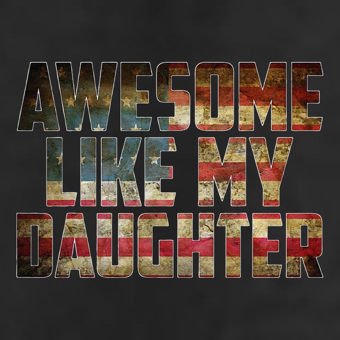 Awesome Like My Daughter 4th July Flag Proud Dad Fathers Day Adult Drive Performance Visor