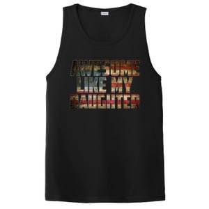 Awesome Like My Daughter 4th July Flag Proud Dad Fathers Day PosiCharge Competitor Tank