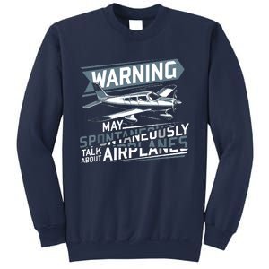 Airplane Lover Men Boy Kids Aviation Pilot Sweatshirt