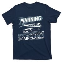 Airplane Lover Men Boy Kids Aviation Pilot T-Shirt