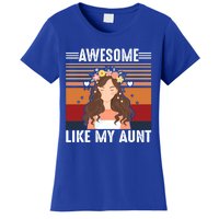 Awesome Like My Aunt Auntie Niece Retro Aunt Gift Women's T-Shirt