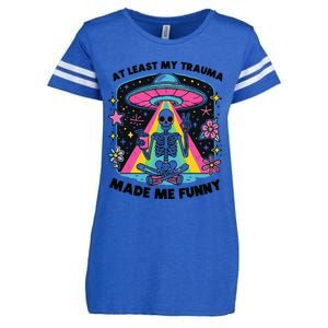 At Least My Trauma Made Me Funny Enza Ladies Jersey Football T-Shirt