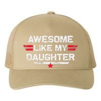 Awesome Like My Daughter Gifts Man Funny Fathers Day Dad Yupoong Adult 5-Panel Trucker Hat