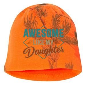 Awesome Like My Daughter For Dad Kati - Camo Knit Beanie