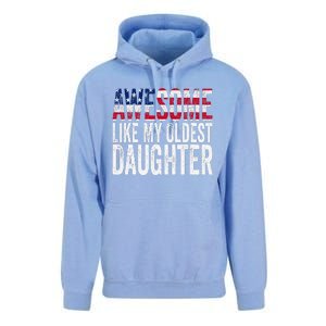 Awesome Like My Oldest Daughter Funny Fathers Mothers Day Unisex Surf Hoodie