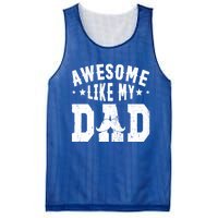 Awesome Like My Dad Vintage Daughter Dad And Son Matching Gift Mesh Reversible Basketball Jersey Tank