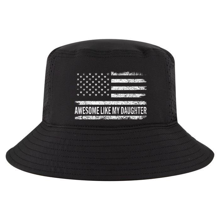 Awesome Like My Daughter Retro Man Funny Fathers Day Dad Cool Comfort Performance Bucket Hat