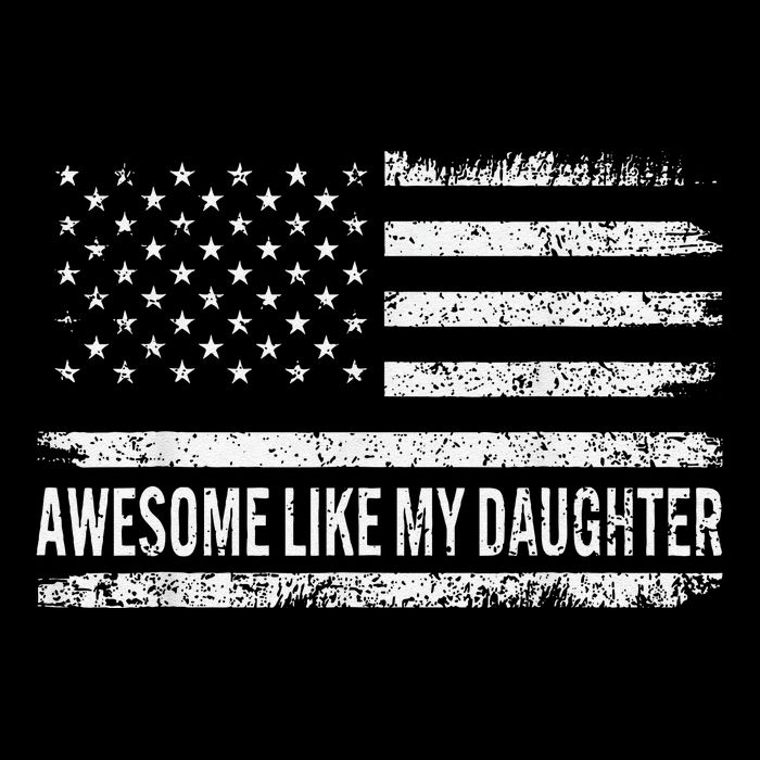 Awesome Like My Daughter Retro Man Funny Fathers Day Dad Bucket Hat