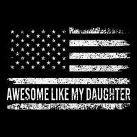 Awesome Like My Daughter Retro Man Funny Fathers Day Dad Visor