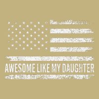 Awesome Like My Daughter Retro Man Funny Fathers Day Dad Cooling Performance Crew T-Shirt
