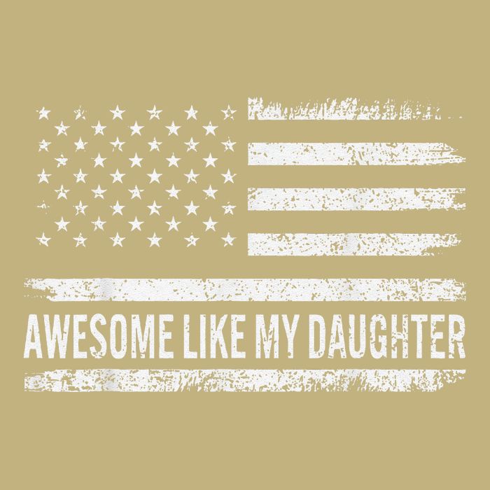 Awesome Like My Daughter Retro Man Funny Fathers Day Dad Cooling Performance Crew T-Shirt