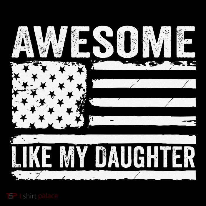 Awesome Like My Daughter Funny Fathers Day Daddy Daughter 16 in Basic Backpack