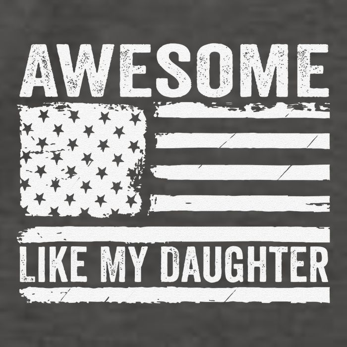 Awesome Like My Daughter Funny Fathers Day Daddy Daughter Vector Backpack