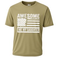 Awesome Like My Daughter Funny Fathers Day Daddy Daughter Cooling Performance Crew T-Shirt