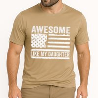 Awesome Like My Daughter Funny Fathers Day Daddy Daughter Cooling Performance Crew T-Shirt