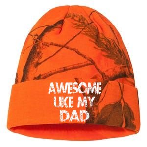 Awesome Like My Daughter Fathers Day Funny Fathers Day For Dad Gifts For Father Kati Licensed 12" Camo Beanie