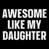 Awesome Like My Daughter Gift Funny FatherS Day Youth Performance Sprint T-Shirt