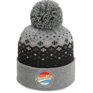 Awesome Like My Daughter Retro Funny FatherS Day The Baniff Cuffed Pom Beanie