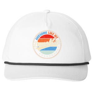 Awesome Like My Daughter Retro Funny FatherS Day Snapback Five-Panel Rope Hat