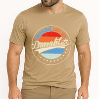 Awesome Like My Daughter Retro Funny FatherS Day Cooling Performance Crew T-Shirt