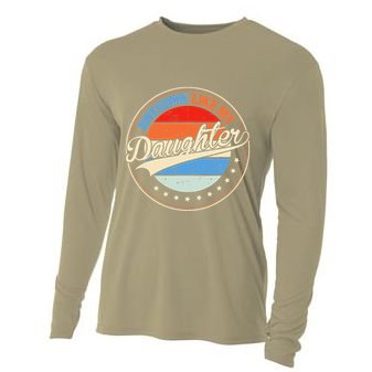 Awesome Like My Daughter Retro Funny FatherS Day Cooling Performance Long Sleeve Crew