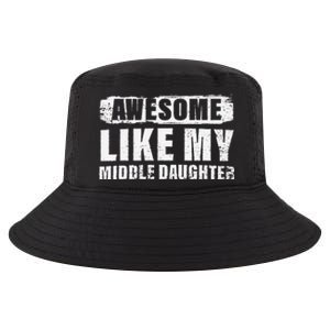 Awesome Like My Middle Daughter Cool Comfort Performance Bucket Hat