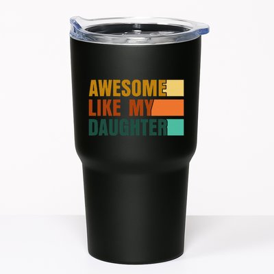 Awesome Like My Daughter Man Funny Fathers Day Dad Tumbler