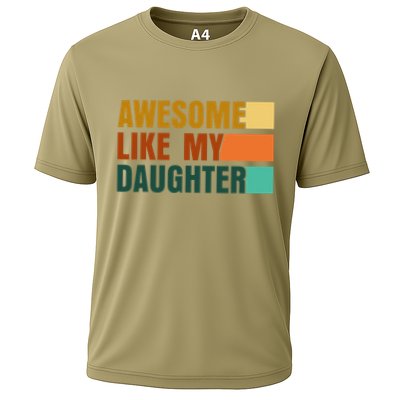 Awesome Like My Daughter Man Funny Fathers Day Dad Performance Shirt