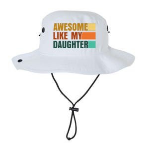 Awesome Like My Daughter Man Funny Fathers Day Dad Legacy Cool Fit Booney Bucket Hat