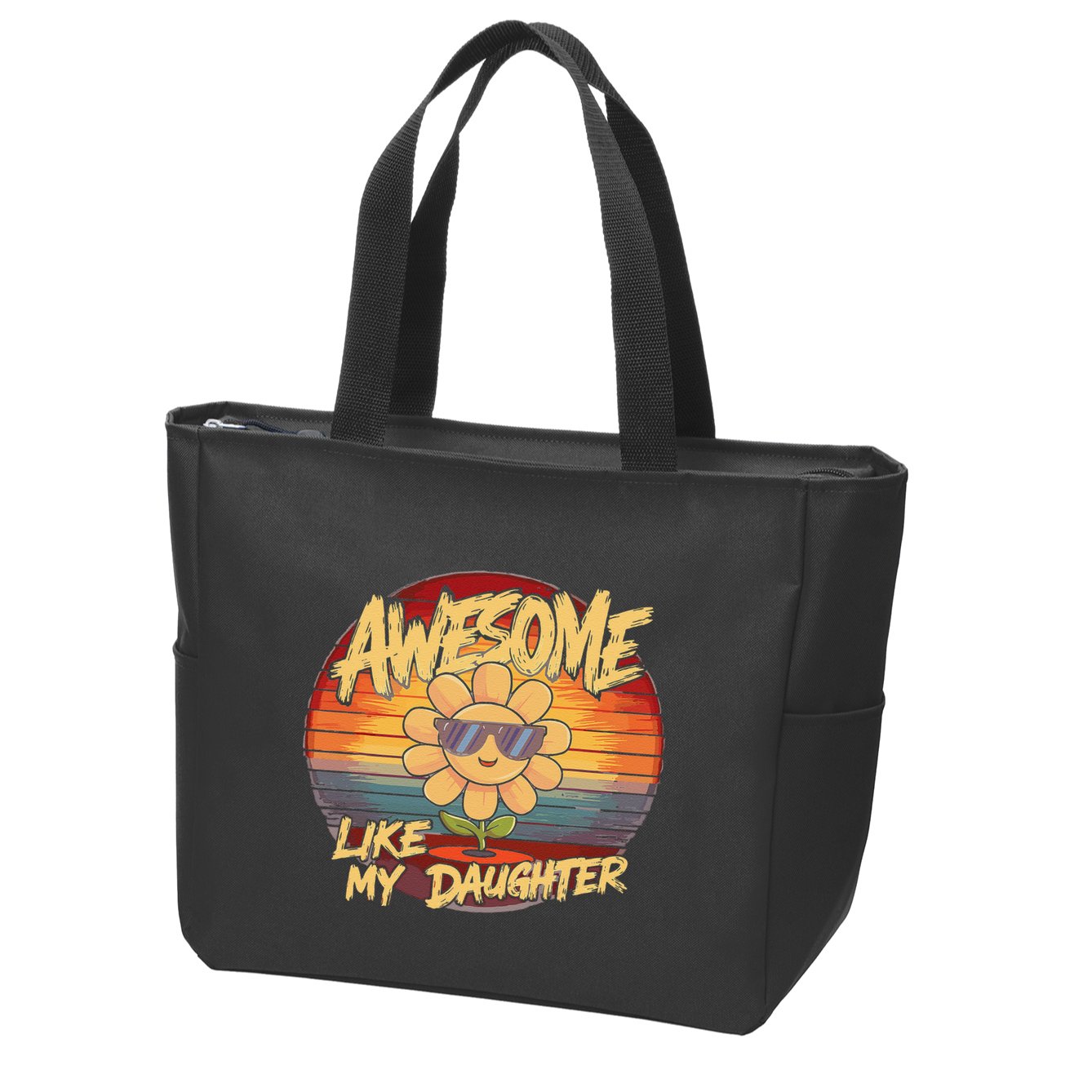 Awesome Like My Daughter Dad FatherS Day Zip Tote Bag