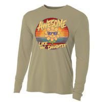 Awesome Like My Daughter Dad FatherS Day Cooling Performance Long Sleeve Crew