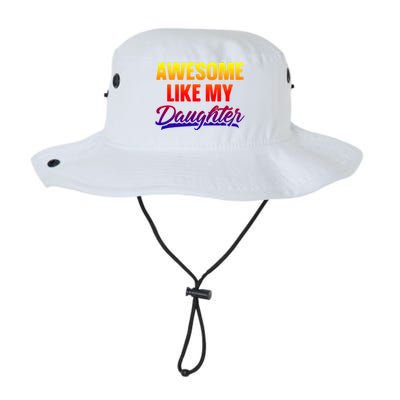 Awesome Like My Daughter Gift Funny Father's Day Cute Gift Legacy Cool Fit Booney Bucket Hat