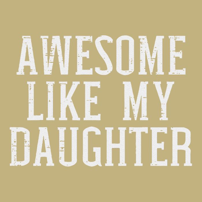 Awesome Like My Daughter Funny Mothers Fathers Day Mom Dad Hoodie