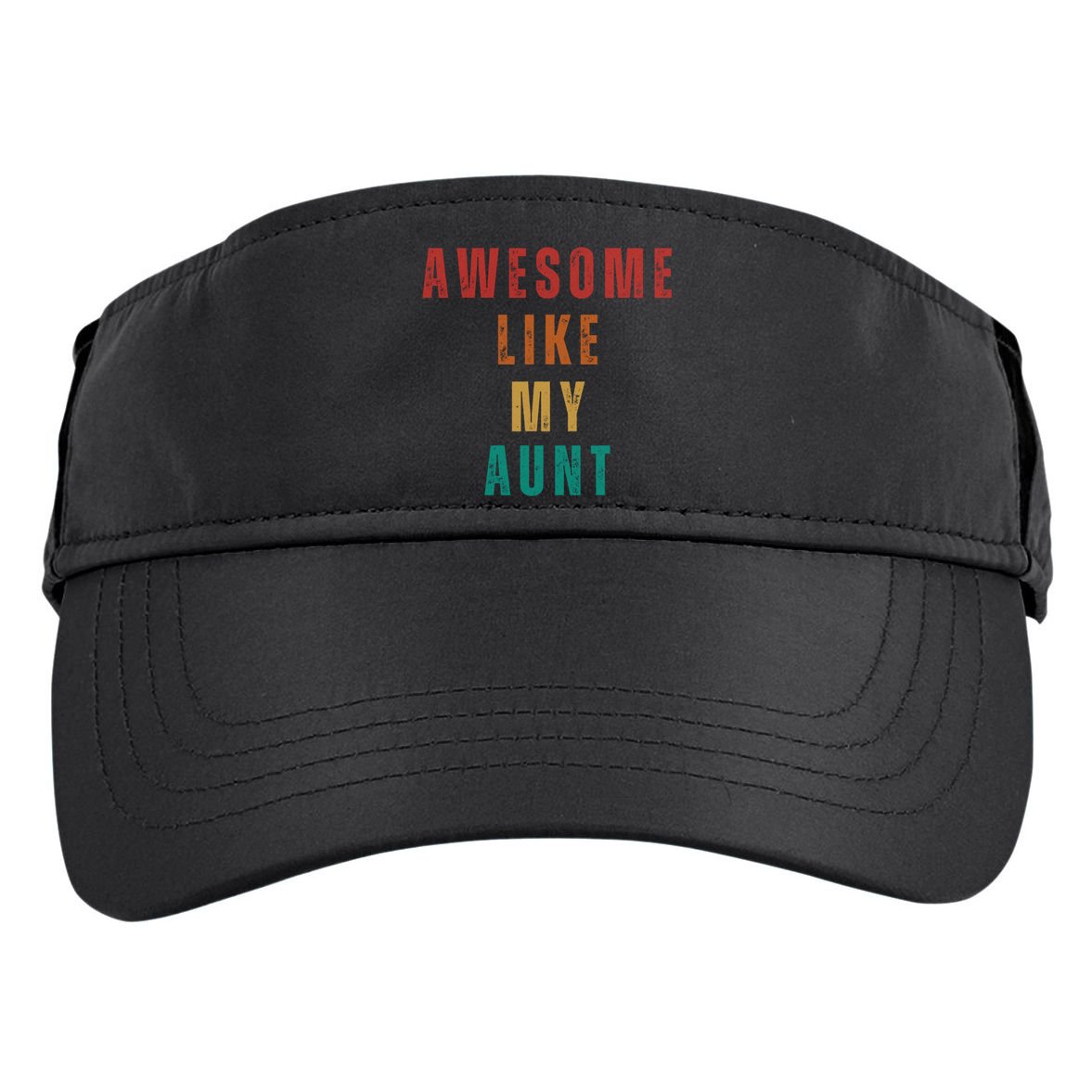 Awesome Like My Aunt Niece Nephew Gift Adult Drive Performance Visor