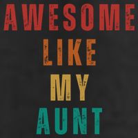 Awesome Like My Aunt Niece Nephew Gift Adult Drive Performance Visor