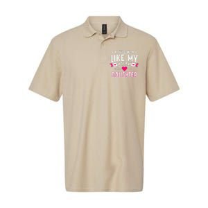 Awesome Like My Youngest Daughter Funny Parents FatherS Day Softstyle Adult Sport Polo