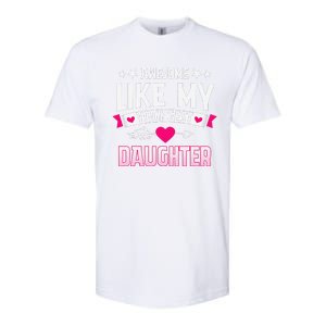 Awesome Like My Youngest Daughter Funny Parents FatherS Day Softstyle CVC T-Shirt