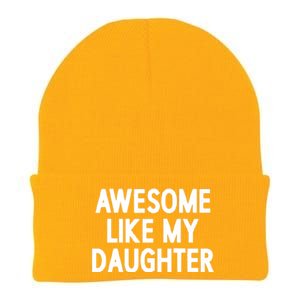 Awesome Like My Daughter Knit Cap Winter Beanie