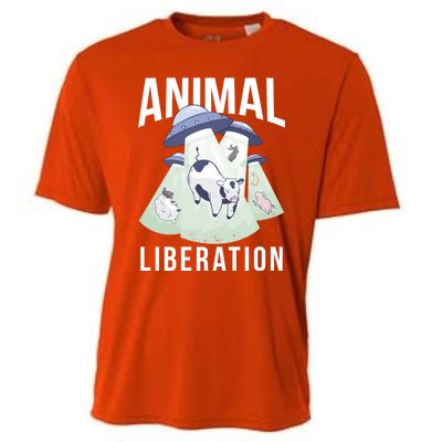 Animal Liberation Meaningful Gift Cooling Performance Crew T-Shirt