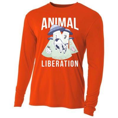 Animal Liberation Meaningful Gift Cooling Performance Long Sleeve Crew