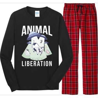 Animal Liberation Meaningful Gift Long Sleeve Pajama Set