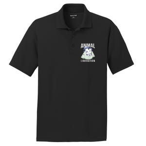 Animal Liberation Meaningful Gift PosiCharge RacerMesh Polo