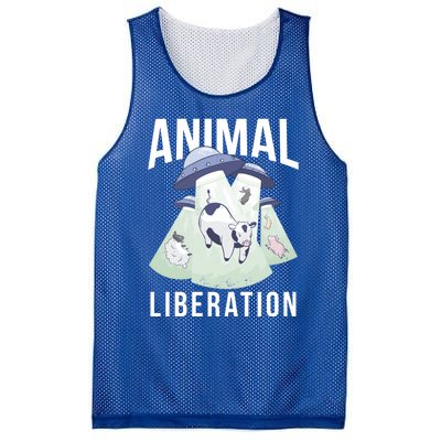 Animal Liberation Meaningful Gift Mesh Reversible Basketball Jersey Tank