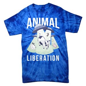 Animal Liberation Meaningful Gift Tie-Dye T-Shirt