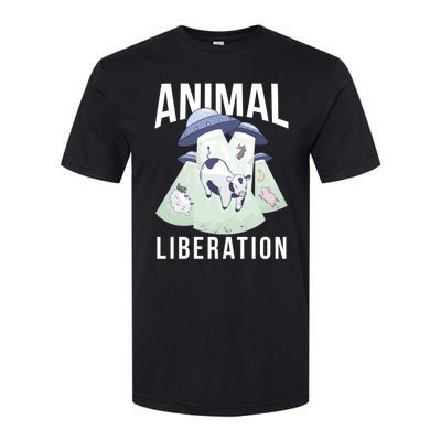 Animal Liberation Meaningful Gift Softstyle CVC T-Shirt